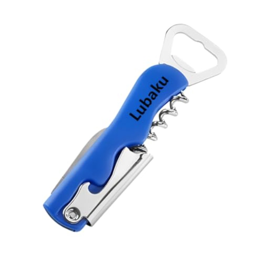 Wine Beer And More - Apribottiglie manuale portatile con funzione quattro