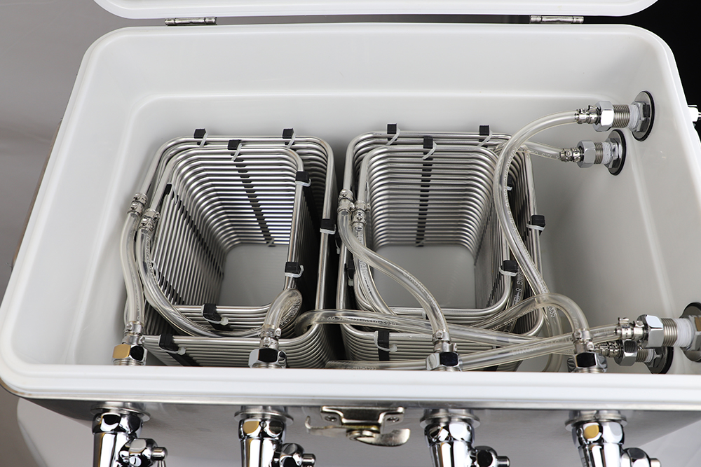 Wine X Beer - Contenitore Termico Portatile in Acciaio Inox,