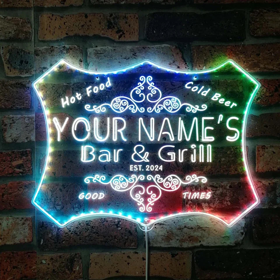 Wine With Beer Name - Personalizzato il tuo nome Bar &