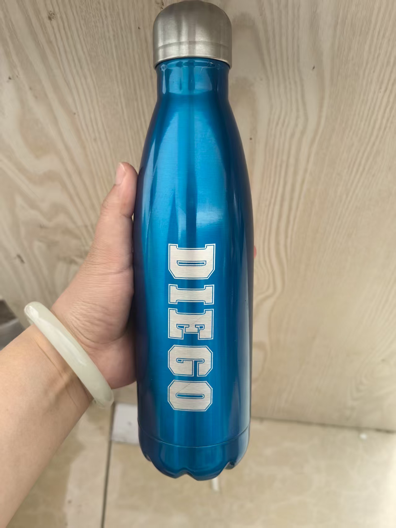 Wine With Beer Name - Testo personalizzato/logoogo Nome stampato Mantieni caldo