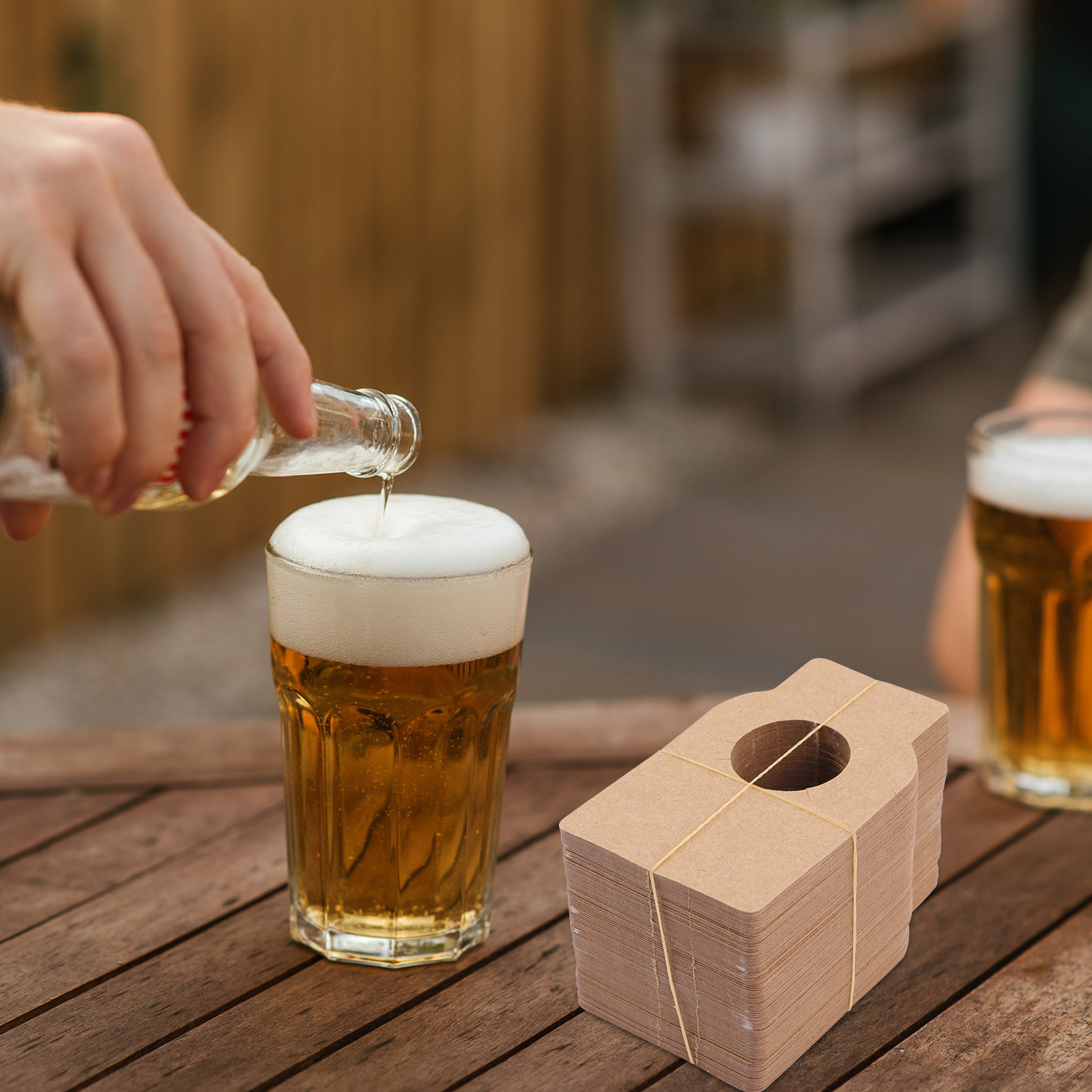 Wine With Beer Name - 100 Etichette in Carta Kraft per
